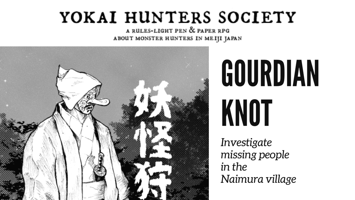 Cover art for Gourdian Knot - Yokai Hunters Society