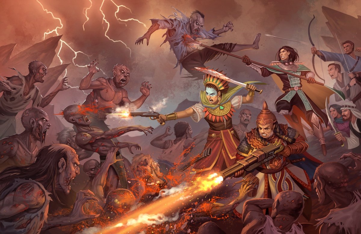 Cover art for Zombies and Guns