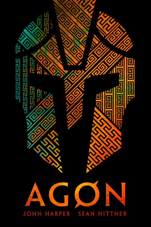 Cover art for AGON - A Greek mythology TTRPG