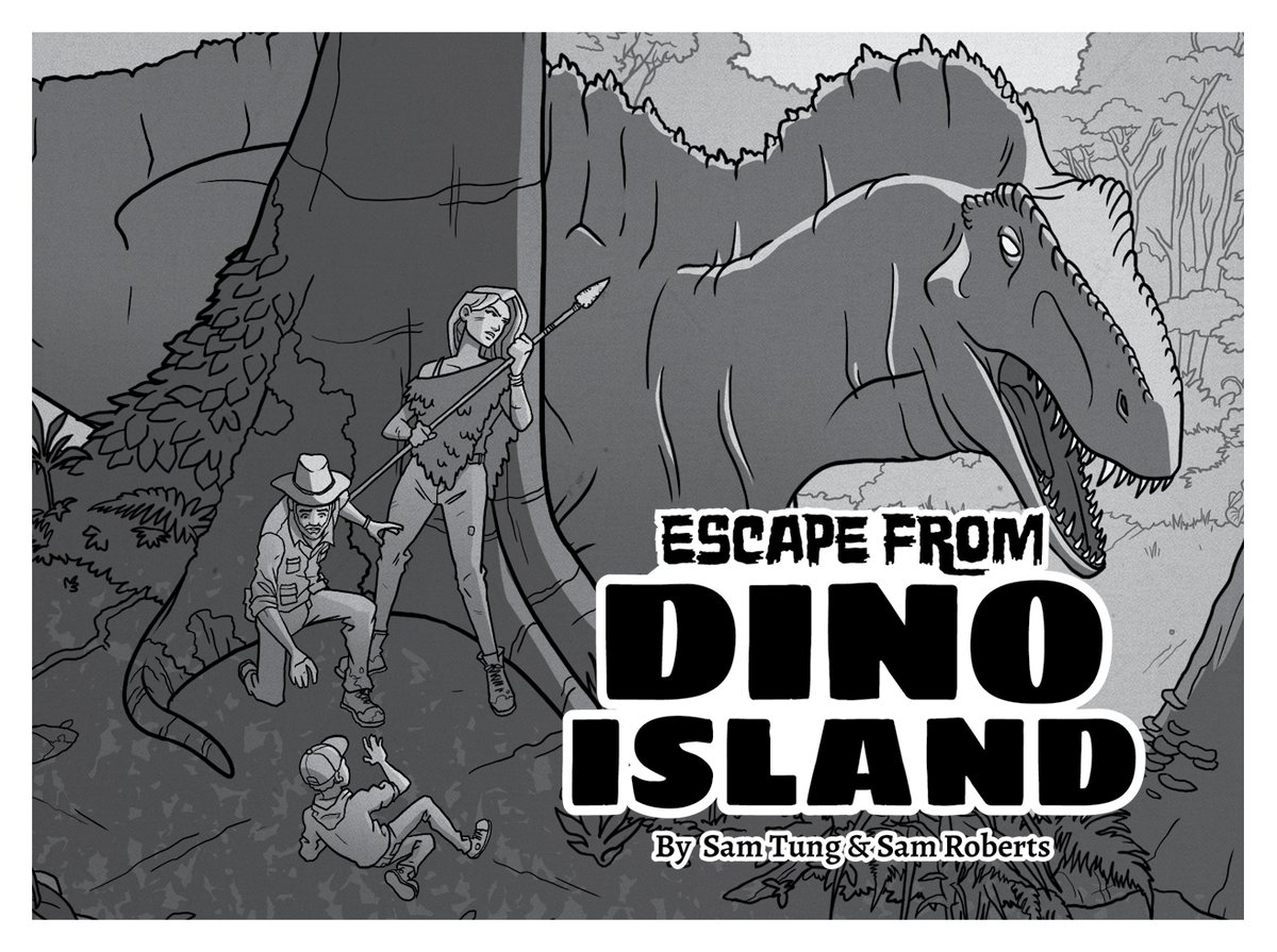 Cover art for Escape from Dino Island! (PbTA)