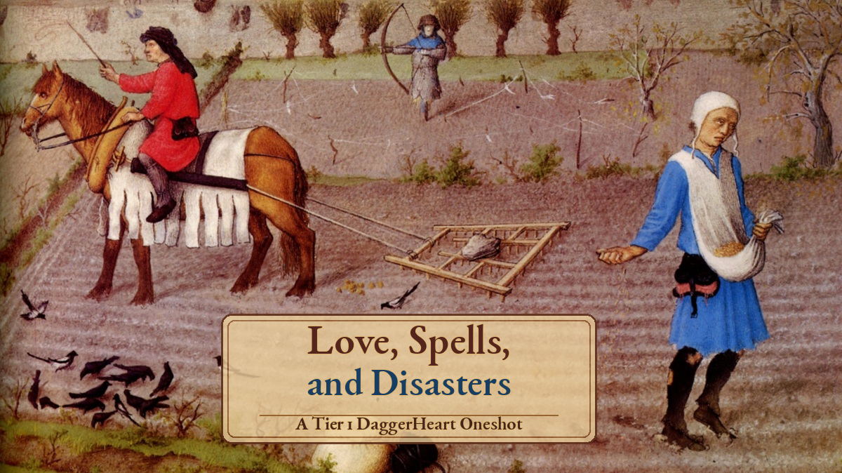 Cover art for Daggerheart: Love, Spells, and Other Disasters